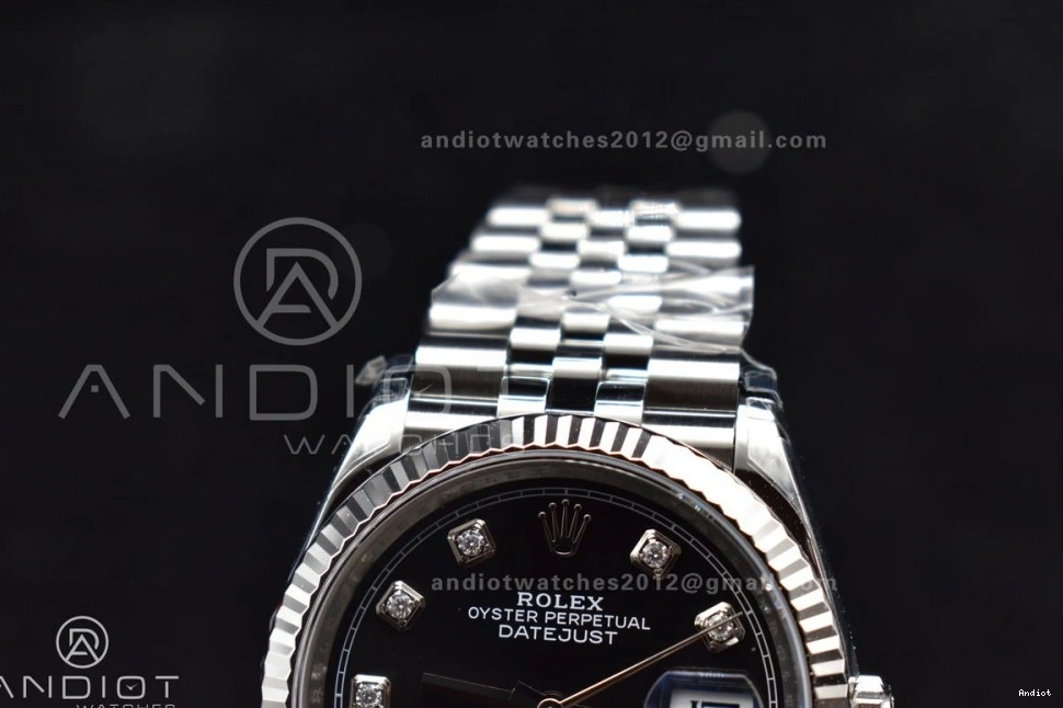 VS3235 Black DateJust 904L Diamond On Best Edition VSF 1:1 Bracelet Jubilee 126234 SS Dial Steel 36 1111
